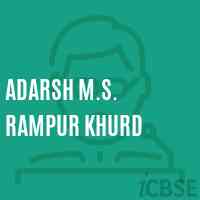 Adarsh M.S. Rampur Khurd Primary School Logo