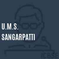 U.M.S. Sangarpatti Middle School Logo