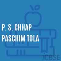 P. S. Chhap Paschim Tola Primary School Logo