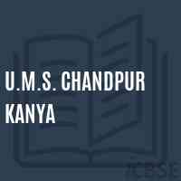 U.M.S. Chandpur Kanya Middle School Logo