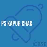 Ps Kapur Chak Primary School Logo