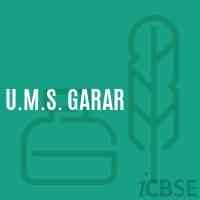 U.M.S. Garar Middle School Logo