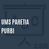 Ums Pahetia Purbi Middle School Logo