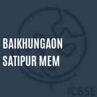 Baikhungaon Satipur Mem Middle School Logo