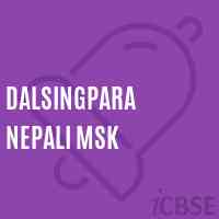 Dalsingpara Nepali Msk School Logo