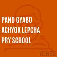 Pano Gyabo Achyok Lepcha Pry School Logo
