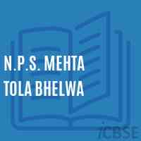 N.P.S. Mehta Tola Bhelwa Primary School Logo