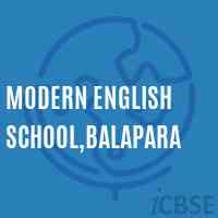 Modern English School,Balapara Logo