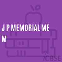 J P Memorial Me M Middle School Logo