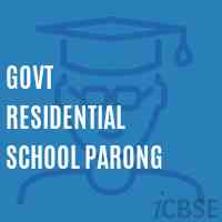 Govt Residential School Parong Logo