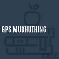 Gps Mukhuthing Primary School Logo