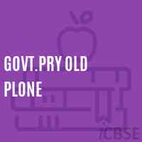 Govt.Pry Old Plone Primary School Logo