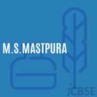 M.S.Mastpura Middle School Logo