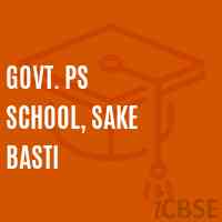 Govt. Ps School, Sake Basti Logo