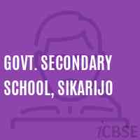 Govt. Secondary School, Sikarijo Logo