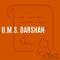 U.M.S. Darshan Middle School Logo