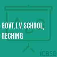 Govt.I.V.School, Geching Logo
