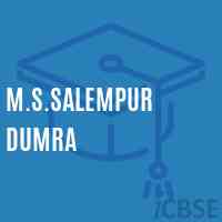 M.S.Salempur Dumra Middle School Logo