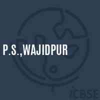 P.S.,Wajidpur Primary School Logo