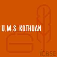 U.M.S. Kothuan Middle School Logo