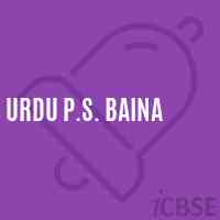 Urdu P.S. Baina Primary School Logo