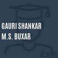Gauri Shankar M.S. Buxar Middle School Logo