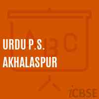 Urdu P.S. Akhalaspur Primary School Logo