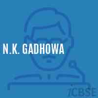 N.K. Gadhowa Primary School Logo