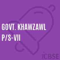 Govt. Khawzawl P/s-Vii Primary School Logo