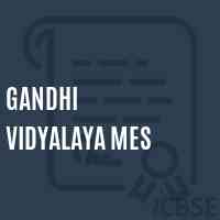 Gandhi Vidyalaya Mes Middle School Logo