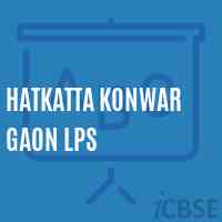 Hatkatta Konwar Gaon Lps Primary School Logo
