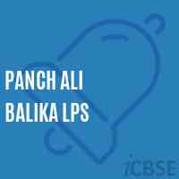 Panch Ali Balika Lps Primary School Logo