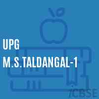 Upg M.S.Taldangal-1 Middle School Logo