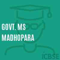 Govt. Ms Madhopara Middle School Logo