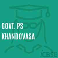 Govt. Ps Khandovasa Primary School Logo