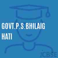 Govt.P.S.Bhilaighati Primary School Logo