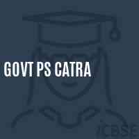 Govt Ps Catra Primary School Logo