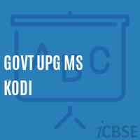 Govt Upg Ms Kodi Middle School Logo