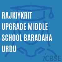 Rajkiykrit Upgrade Middle School Baradaha Urdu Logo