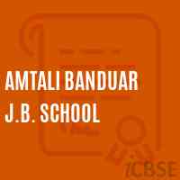 Amtali Banduar J.B. School Logo