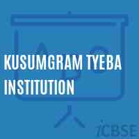 Kusumgram Tyeba Institution High School Logo