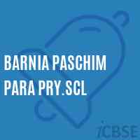 Barnia Paschim Para Pry.Scl Primary School Logo
