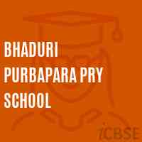 Bhaduri Purbapara Pry School Logo