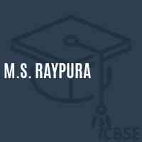 M.S. Raypura Middle School Logo
