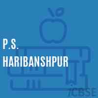 P.S. Haribanshpur Primary School Logo