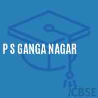 P S Ganga Nagar Primary School Logo