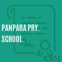 Panpara Pry. School Logo