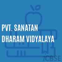 Pvt. Sanatan Dharam Vidyalaya Primary School Logo