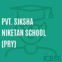 Pvt. Siksha Niketan School (Pry) Logo