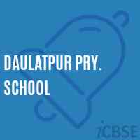 Daulatpur Pry. School Logo